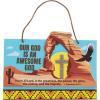 Fun Express Southwest VBS Overall Verse Sign Craft Kit – VBS Vacation Bible School Supplies/Decor – Makes 12