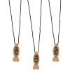 Fun Express Wooden Jesus Fish Necklaces Set – Religious Jewelry for Church VBS Sunday School Handouts & Faith-Based Events – Ideal for Spiritual Celebrations Religious Gifts and Worship – 12 Pieces