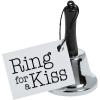 Kissing Bells for Weddings – bulk set of 12 bell to ring for kiss with tags – Wedding Reception Party Supplies
