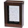 Two Become One Wedding Sand Ceremony Shadow Box – Wood and Glass – Home Decor