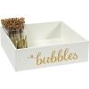 White Bubble Bottle Tray