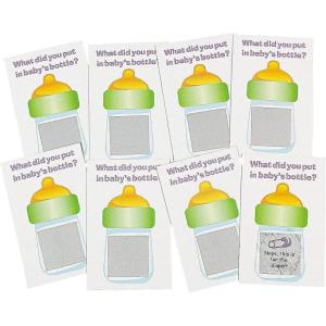 72 Baby Shower Party Game LOTTERY SCRATCH OFF TICKETS