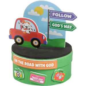 Fun Express 3 3/4″ x 4 1/2″ On The Road VBS Prayer Box Craft Kit – Makes 12, Vacation Bible School Supplies