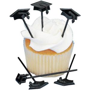 Fun Express 72 pc Graduation Cupcake or Appetizer Picks
