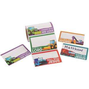 Fun Express Construction VBS Name TAG ROLL – Stationery – 1 Piece