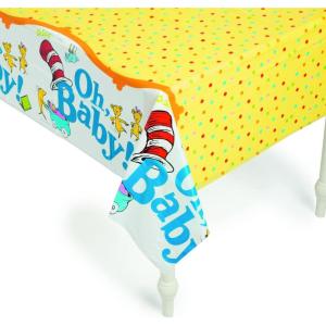 Fun Express Dr. Seuss Baby Shower Tablecloth – 1 Piece