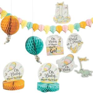 Fun Express Dr. Seuss™ Oh, Baby… The Places You’ll Go Decorating Kit – 10 Pieces