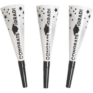 Fun Express Graduation Horns (dz) for Graduation – Party Supplies – Favors – Misc Favors – Graduation – 12 Pieces