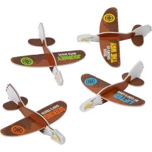 Fun Express Mini Great North VBS Foam Gliders – Bulk Set for Kids’ Activities Vacation Bible School Parties & Creative Play – Colorful Lightweight & Perfect for Outdoor Fun – 72 Pieces