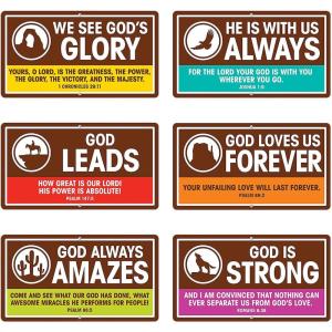 Fun Express Southwest VBS Roadside Cutouts – VBS Vacation Bible School Supplies/Decor – 6 Pieces