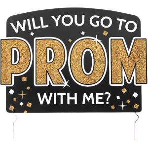 Go With Me to Prom Yard Sign