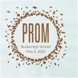 Personalized Prom Beverage Paper Napkins – 50 Pc.