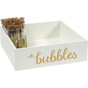 White Bubble Bottle Tray