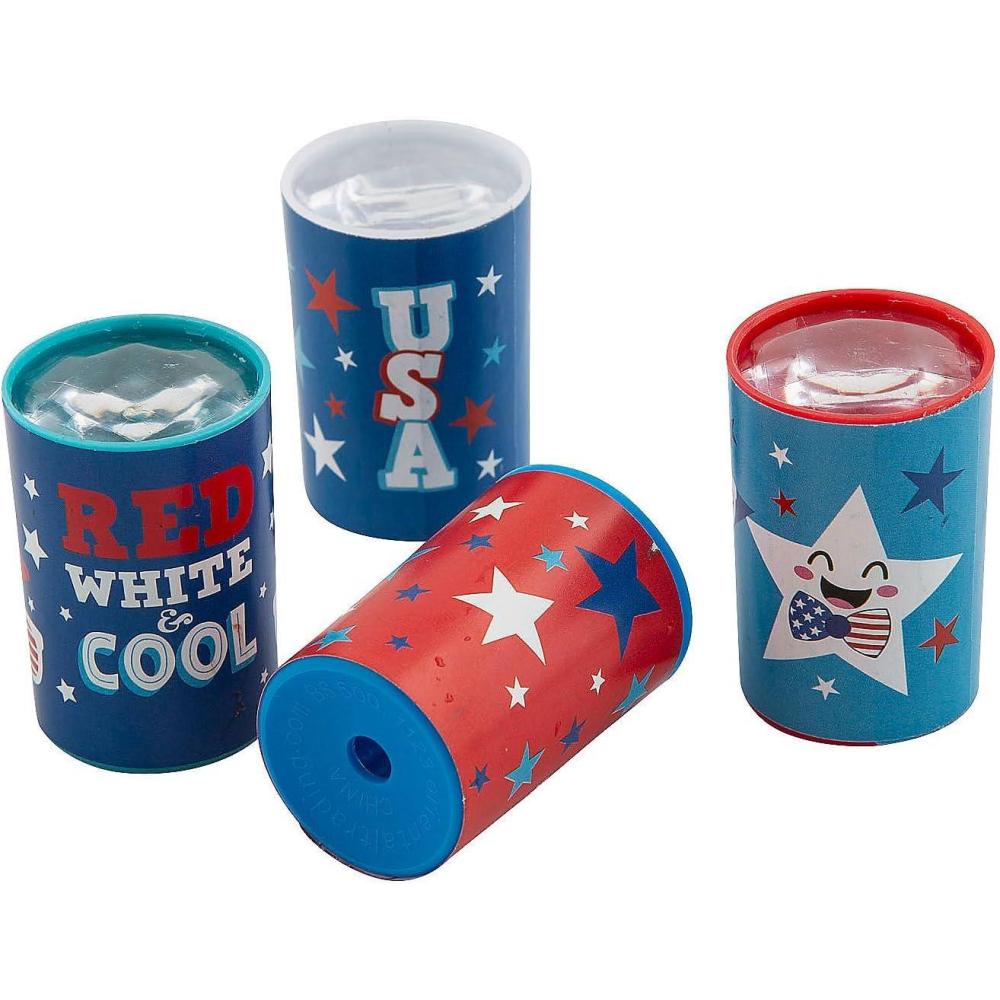 imageFun Express Mini Patriotic Prisms  Bulk 48 Pc