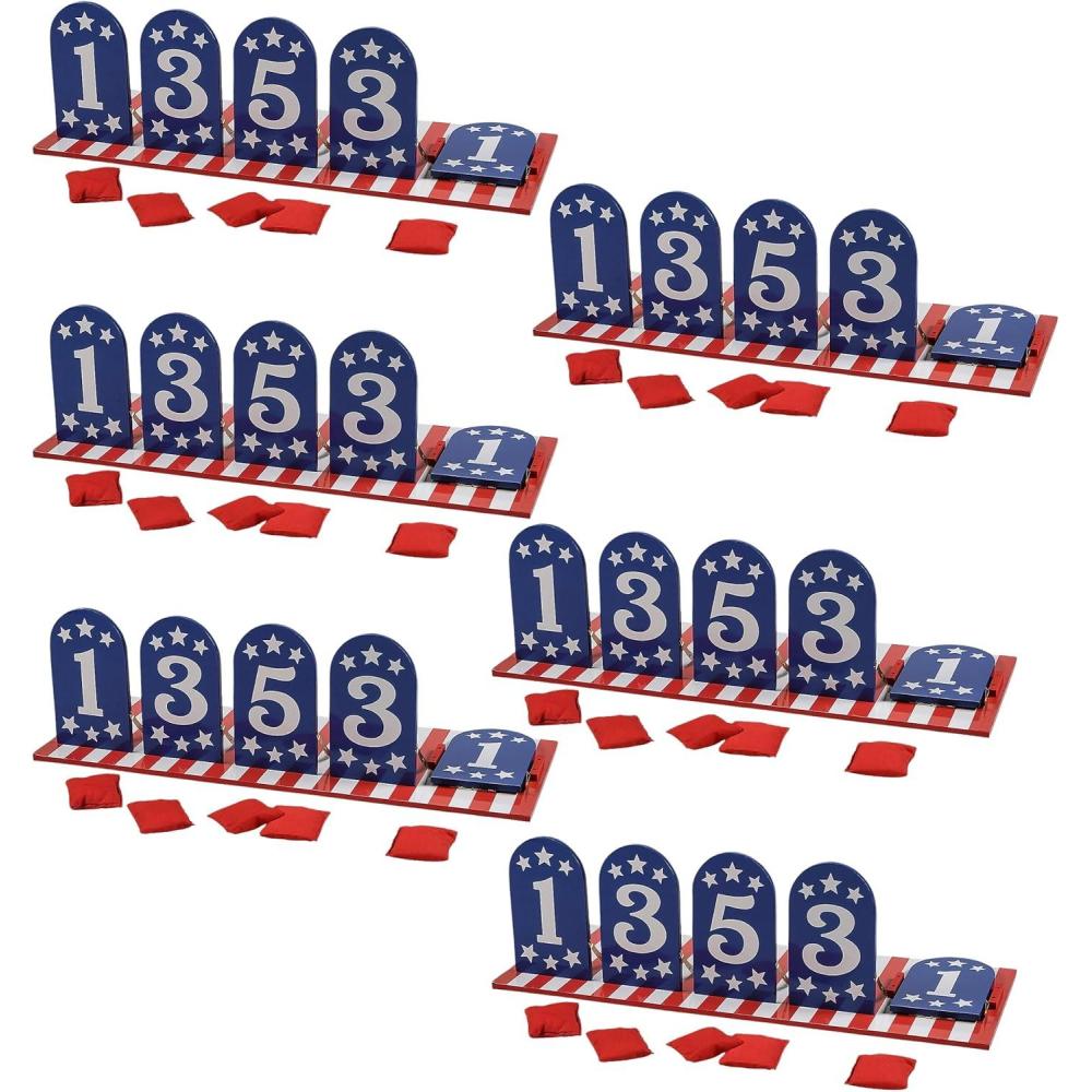 imageFun Express Patriotic Bean Bag Toss Game  6 Pc