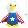 Fun Express – Plush Bald Eagles for Fourth of July – Toys – Plush – Stuffed Non Animal – Fourth of July – 12 Pieces
