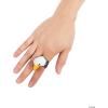Fun Express Bald Eagle Rings – USA, Patriotic and Fourth of July Jewelry Party Supplies – Multicolor (Set of 12)