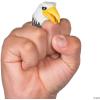 Fun Express Bald Eagle Rings – USA, Patriotic and Fourth of July Jewelry Party Supplies – Multicolor (Set of 12)