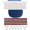 Fun Express Patriotic USA Flag Banner Craft Kit – Makes 12
