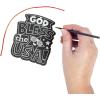Fun Express Religious Patriotic Magic Scratch Ornaments – 24 Pc