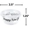 Fun Express Small Happy New Year Plastic Gelatin Shot Cups with Lids – 100 Ct.