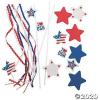 USA Patriotic Wand Craft Kits for 4th of July (Makes 12) Crafts for Kids and Fun Home Activities
