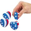 Fun Express – Mini Patriotic Heart Stress Toy (2dz) for Fourth of July – Toys – Balls – Relaxables – Fourth of July – 24 Pieces(Small)