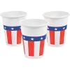 Fun Express Patriotic Design Disposable Cups, Bulk 50 Pack – USA Fourth of July Party Supplies