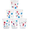 Fun Express Patriotic Plastic Shot Glasses, 24 Pieces