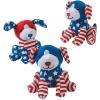 Fun Express Plush Patriotic Dogs – Toys – 12 Pieces