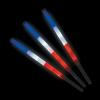 Fun Express USA Patriotic Light Up Flashing Baton – Set of 6 – Fourth of July Toys and Party Supplies