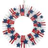 Patriotic Clothespin Wreath Craft Kit, Makes 1