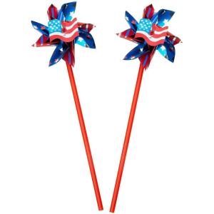 Fun Express Patriotic American Flag Pinwheels – 36 Pc