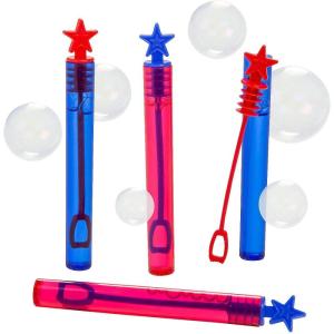 Fun Express Patriotic Bubble Tubes, 24 Pieces