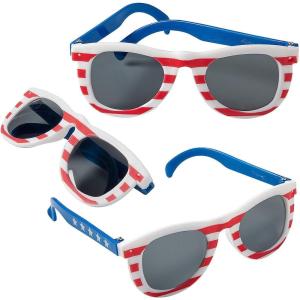 Fun Express Patriotic Sunglasses – 12 Pieces