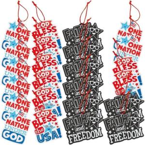 Fun Express Religious Patriotic Magic Scratch Ornaments – 24 Pc