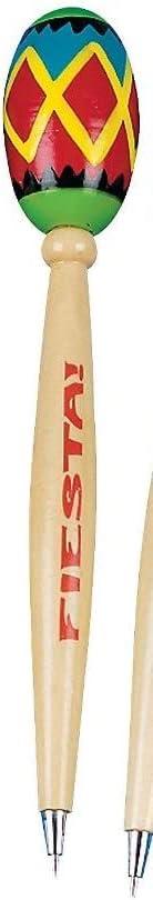 imageFun Express Fiesta Maraca Pen for Cinco de Mayo Set of 12 Stationery Party Supplies