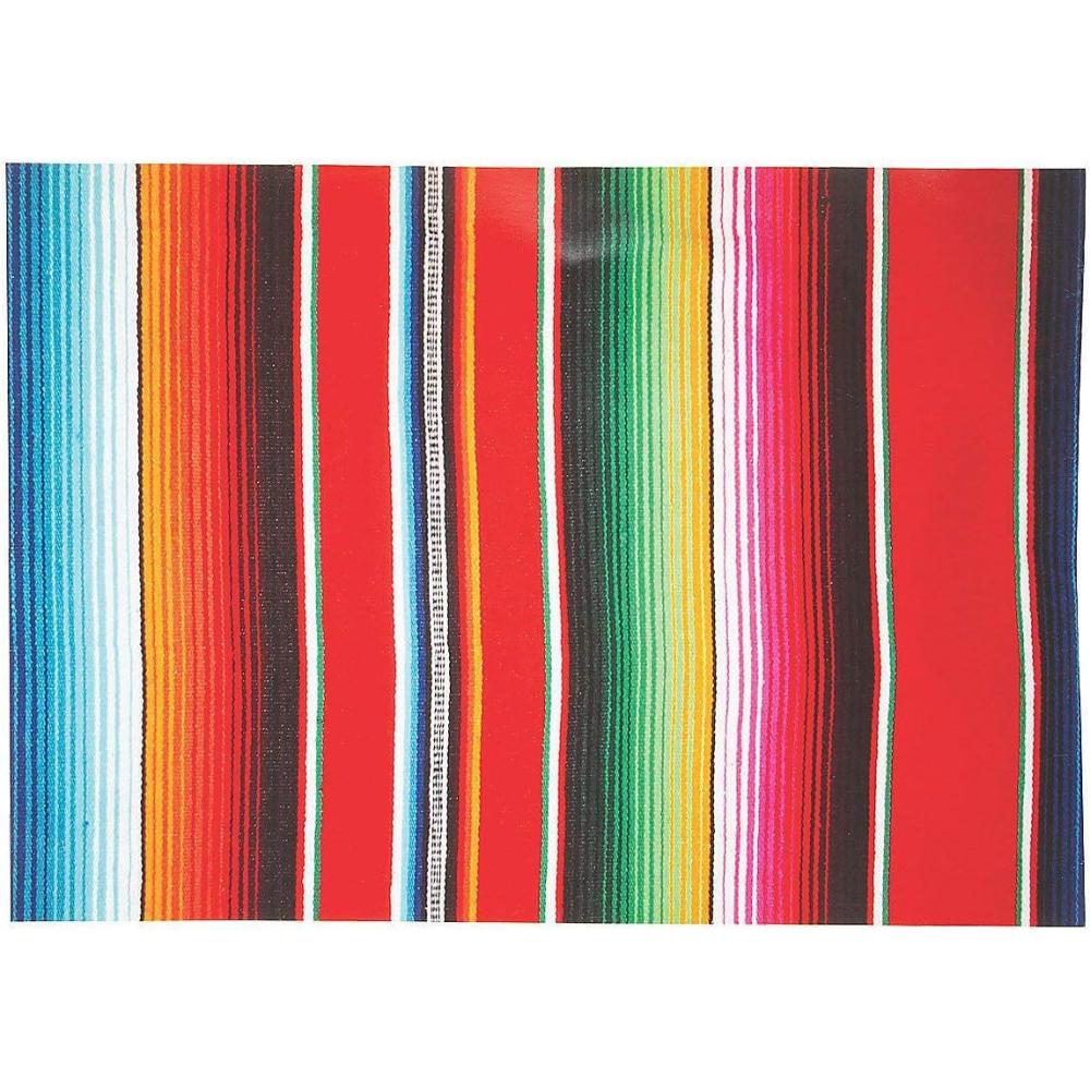 imageSerape Fiesta Placemats Set of 50 Cinco de Mayo Party Supplies Multicolor