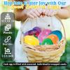 Candy Filled Easter Eggs (24 brightly colored eggs) Easter Hunt Party Supplies