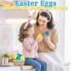 Candy Filled Easter Eggs (24 brightly colored eggs) Easter Hunt Party Supplies