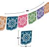 Fun Express – Flower Cut Out Banner for Cinco de Mayo – Party Decor – Hanging Decor – Pennants – Cinco de Mayo – 1 Piece