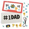 Fun Express 12 pieces #1 Dad License Plate Sign Craft Kit – DIY Father’s Day Craft Gifts for Kids