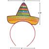 Fun Express Cardboard Sombrero Headbands for Cinco de Mayo (1 Dozen) Apparel Accessories, Hats, Head Boppers, Headbands