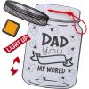 Fun Express Dad You Light Up My World Craft Kit, Makes 12
