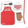 Fun Express Father’s Day Apron Card Craft Kit – Makes 12 – Gifts for Kids