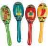 Fun Express 12 Pieces- Wooden Fiesta Maracas- Educational and Learning Activities for Kids