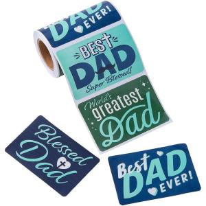 Fun Express Blessed Dad Sticker Roll – 100 Piece