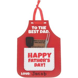 Fun Express Father’s Day Apron Card Craft Kit – Makes 12 – Gifts for Kids