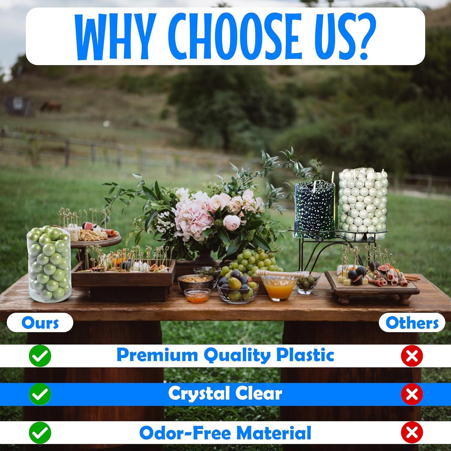 imageFun Express Clear Plastic Cylinders set of 6 in 3 sizes Great for Wedding Party Supplies Containers ampamp Boxes