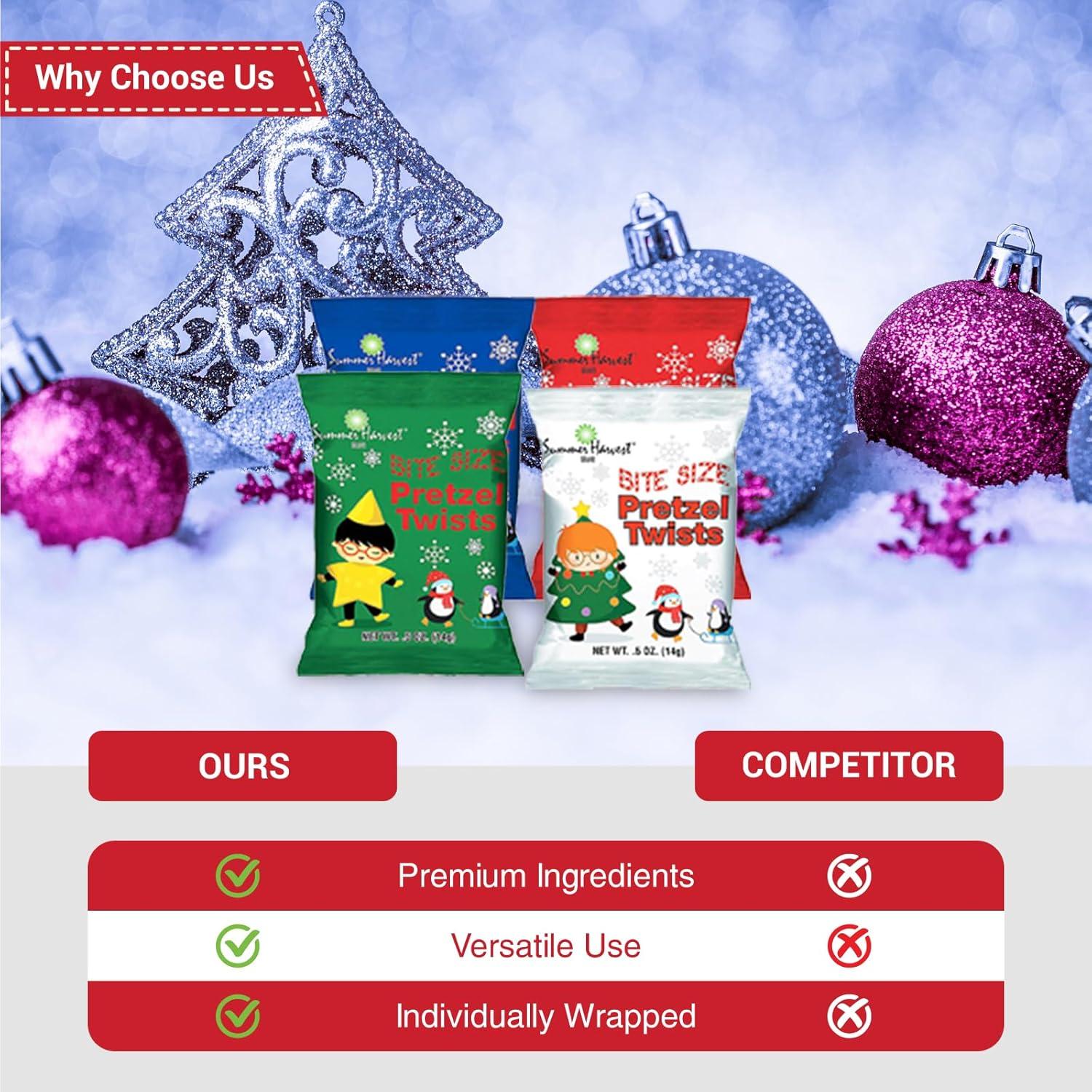 imageFun Express Mini Pretzels Individual Bags Bulk Snacks 48 Individually Wrapped Pretzel Snack Packs for Classroom Office ampamp School NutFree Healthy Kids Snacks for Halloween Party Food ampamp Celebrations